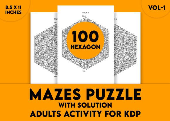 Adults Hard Hexagon Mazes Puzzles Vol-1 – A Detailed Evaluation for Puzzle Enthusiasts