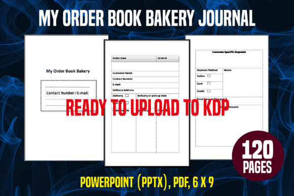 Elevate Your Brand with the My Order Book Bakery Journal