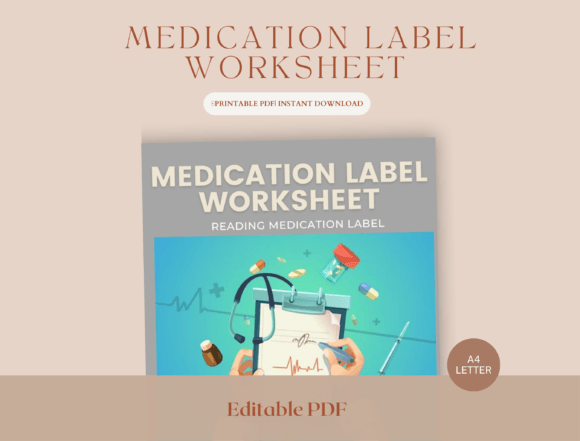 Printable Medication Label Worksheet: Stay Organized and Safe
