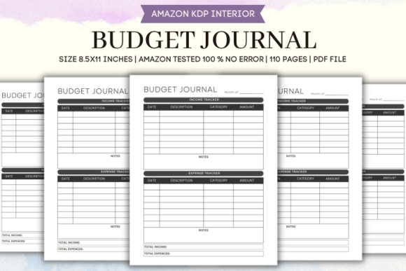 What Is a Budget Journal KDP Interior?